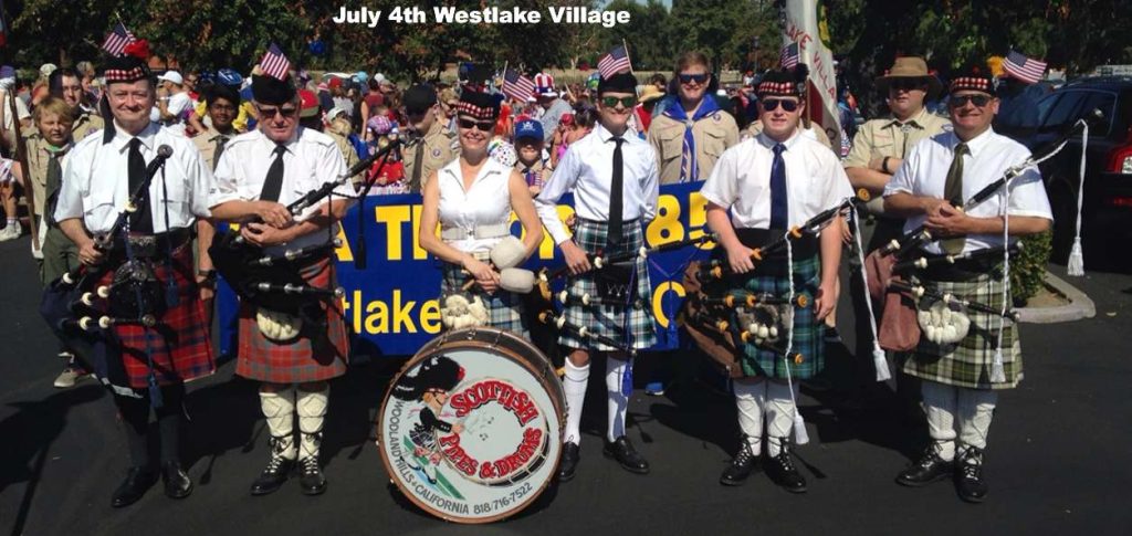 Bagpipe Players Westlake 2017