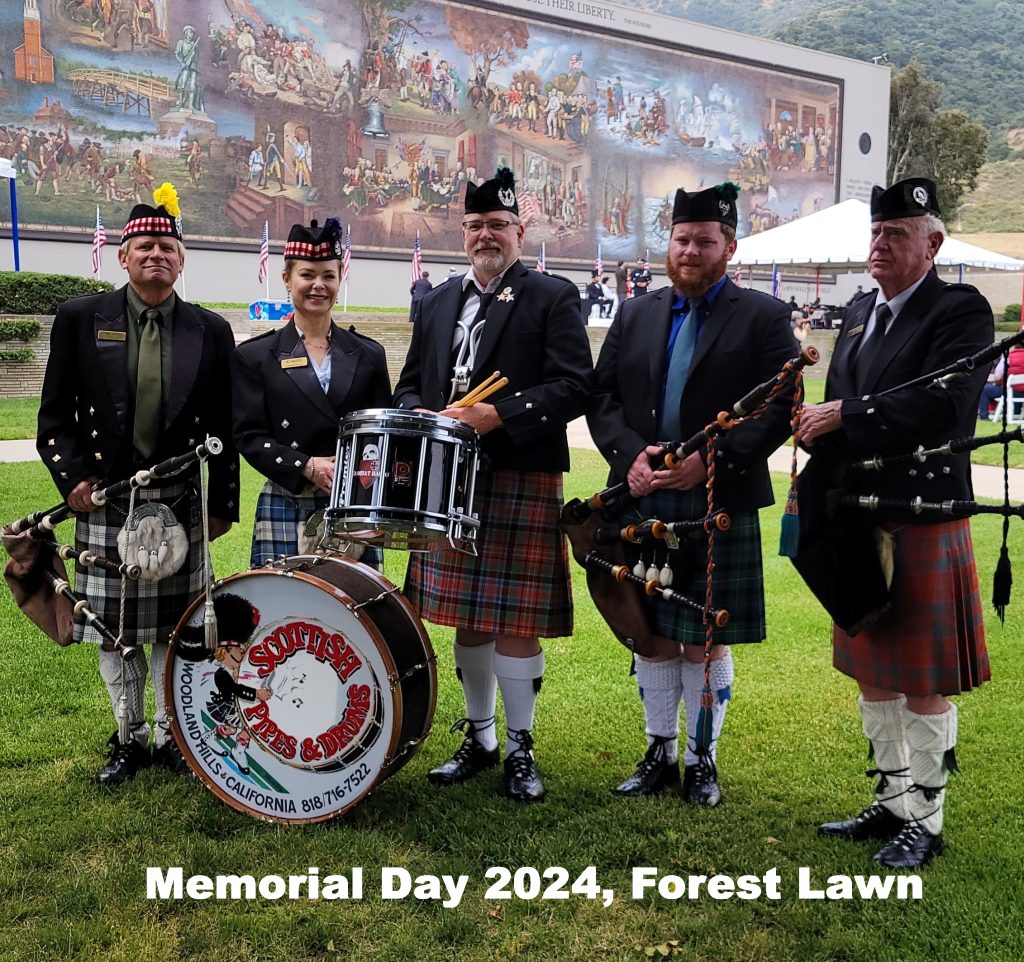 Bagpiper Forest Lawn