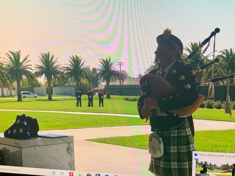 national bagpiper