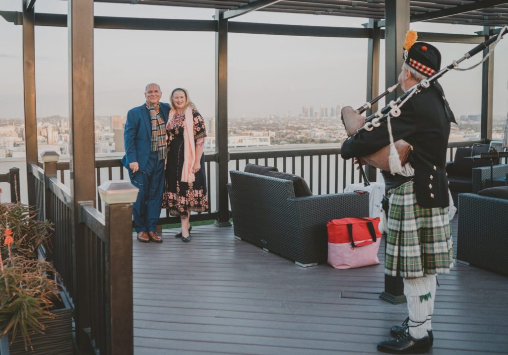 Bagpiper West Hollywood Birthday Party