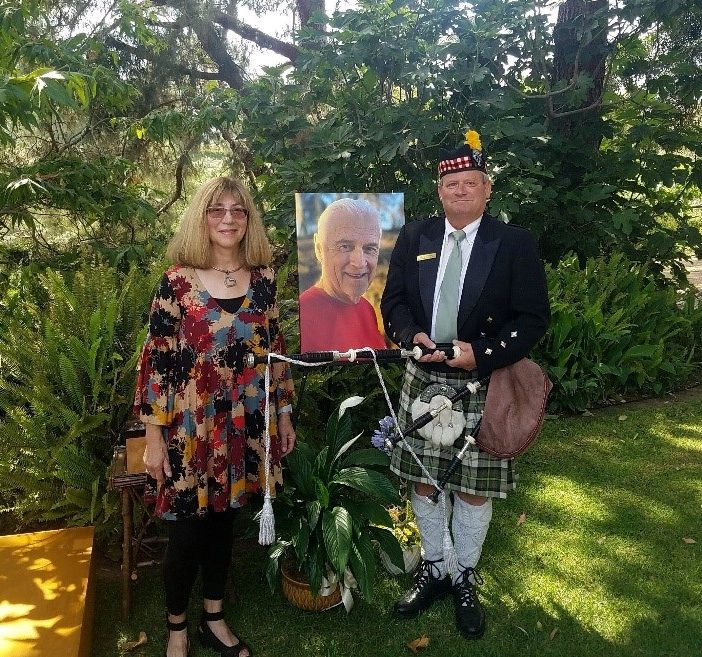 Tujunga Bagpipe player