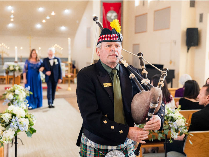 wedding bagpipe