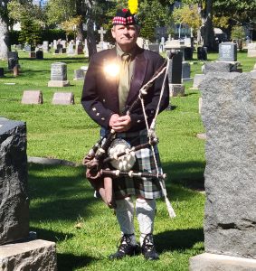 Hollywood forever bagpiper