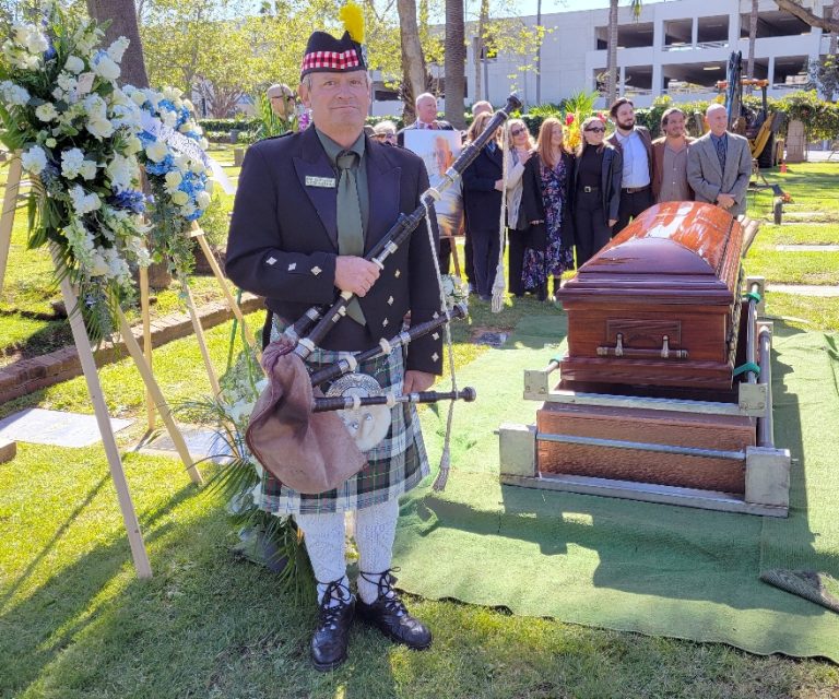 funeral los angeles Bagpiper