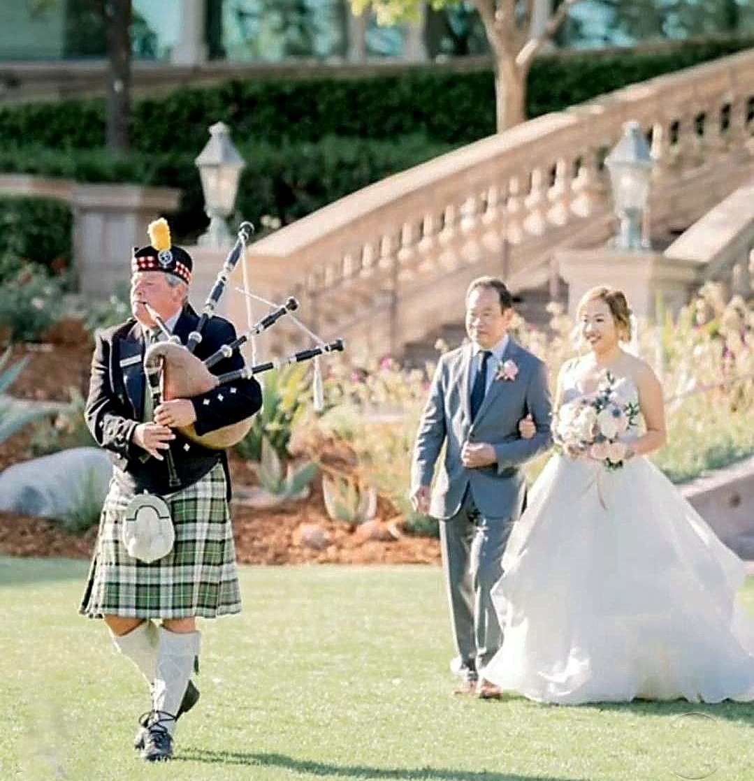 Bagpiper Wedding Hire Los Angeles