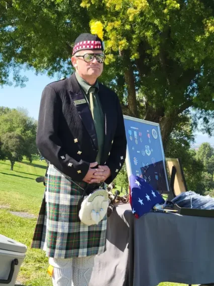 Funeral Bagpiper player Bel-Air Burbank