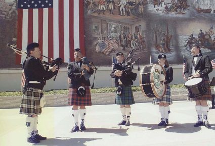 Forest Lawn Bag pipe Players