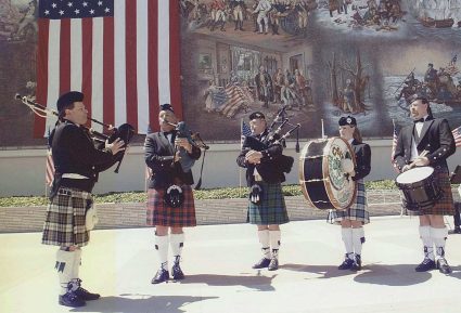Forest Lawn Bag pipe Players