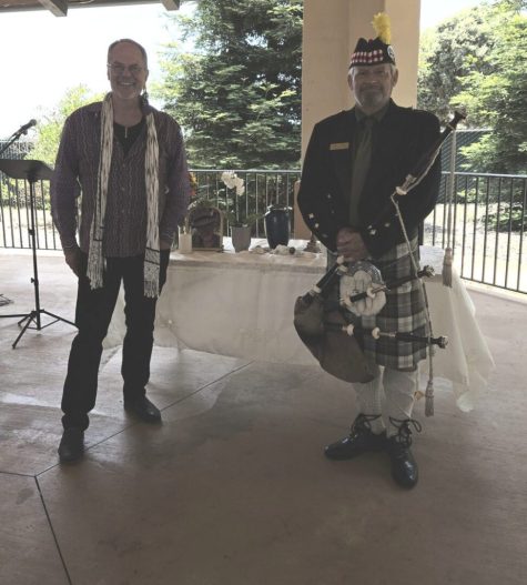 Santa barbara Bagpiper