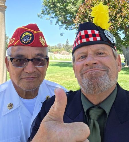 VFW Soldier Bagpiper Military Funeral Bagpiper Los Angeles