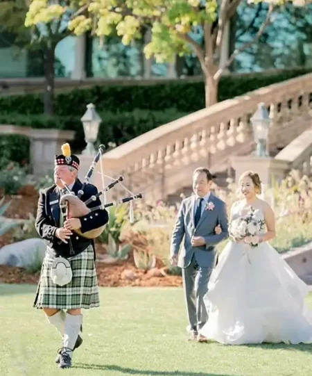 Hidden Valley Bagpiper Wedding